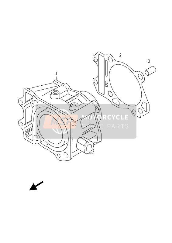 Suzuki AN400(Z) BURGMAN 2008 Cylinder for a 2008 Suzuki AN400(Z) BURGMAN